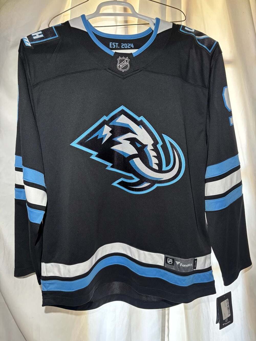 Fanatics Utah Hockey Club Keller 9 Jersey Size L Black